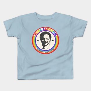 Jesse Jackson Rainbow Coalition 1984 Kids T-Shirt